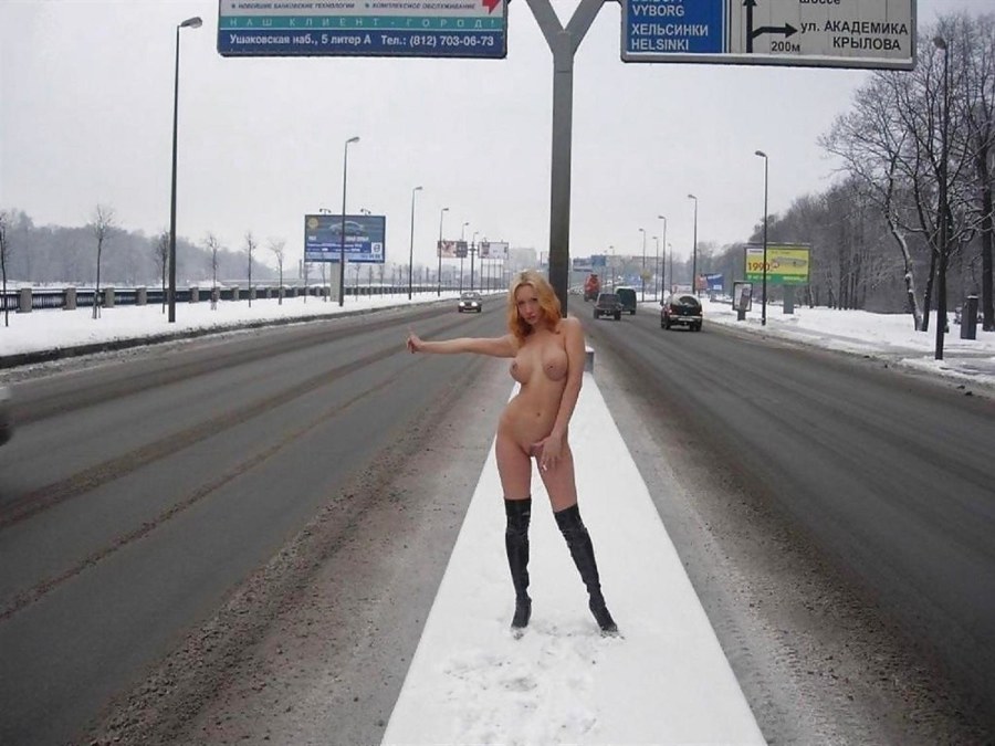 Жена на дороге частная фотосессия