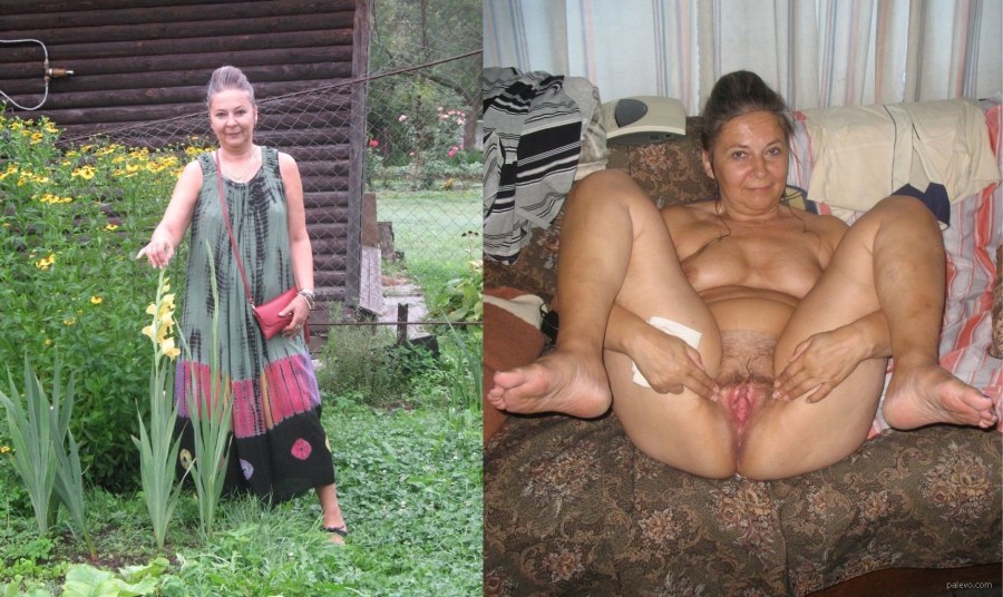 Ебля старушек на природе.